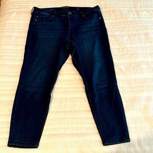 Liverpool dark denim skinny jeans 14p